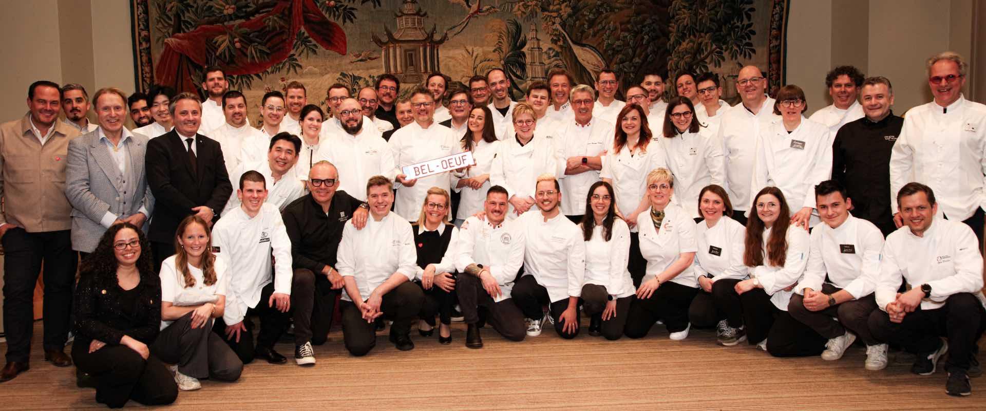 Bel’Oeuf 2026 chocolate exhibition at Hotel Amigo Brussels featuring Belgian chocolatiers luxury Easter event