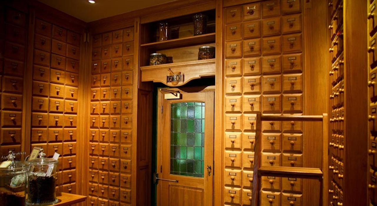 Step through the door of the herbalist's shop...