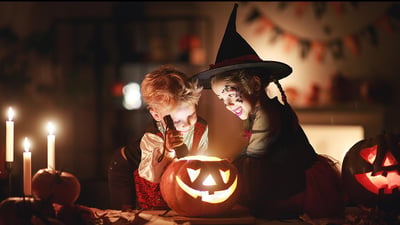 Embrace the fear, a Jack'o lantern modern story 