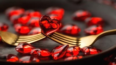 Love on the plate...