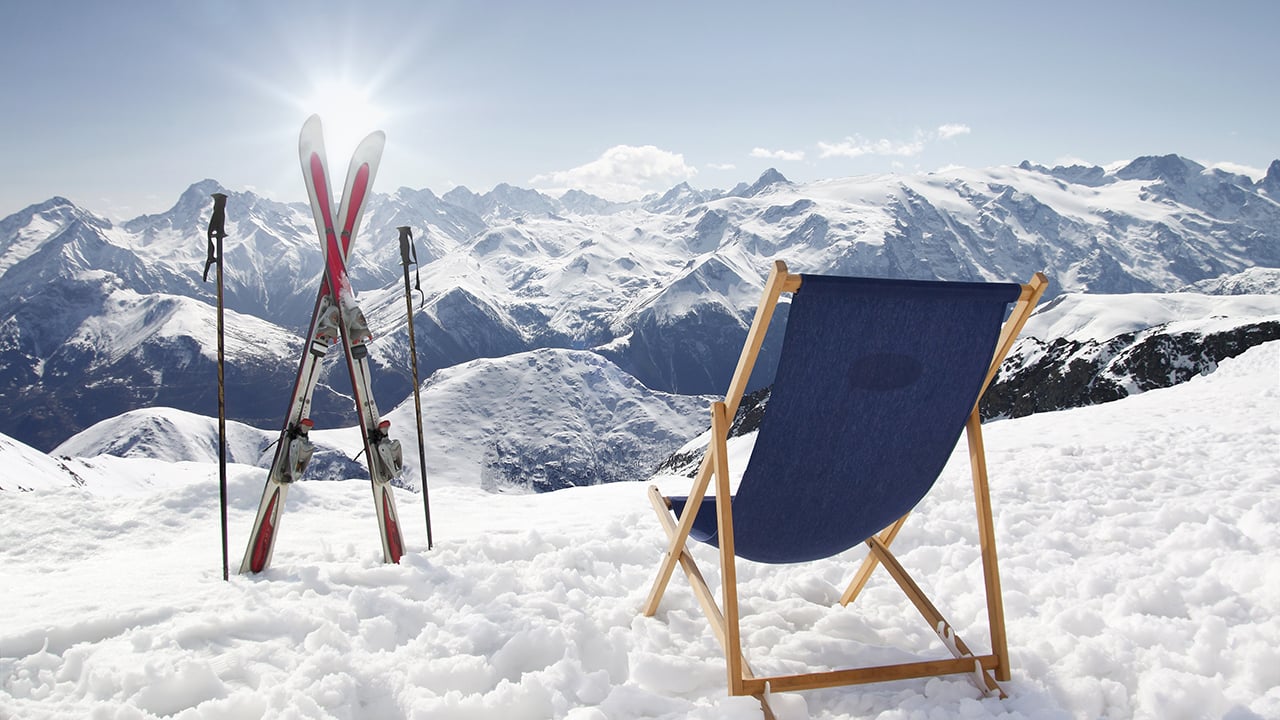 Skiing in Sunlit style, by LB