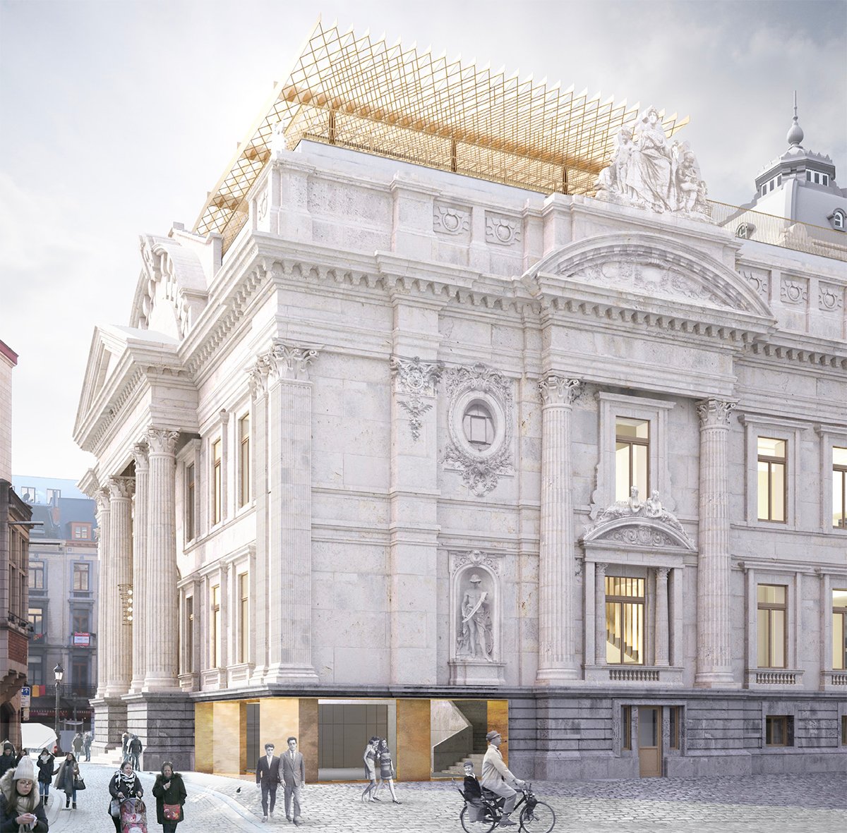 Brussels Stock Exchange project, by LB