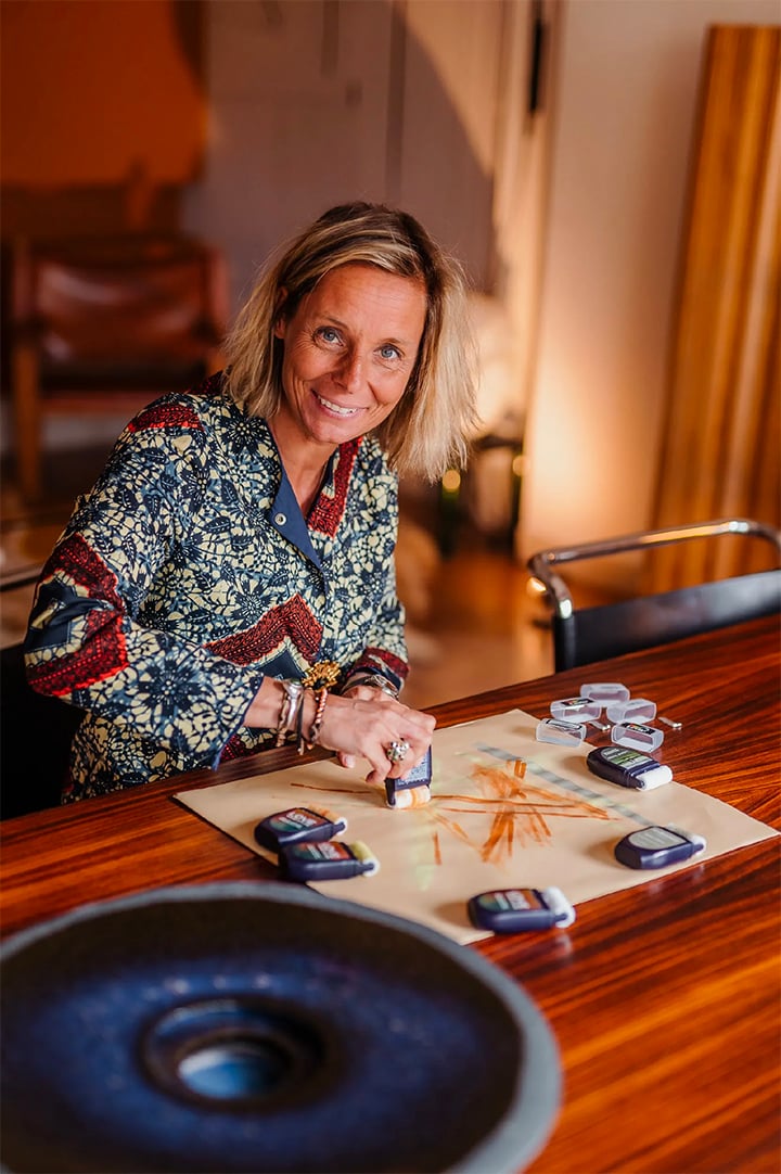 Meeting with Caroline Notté, by LB
