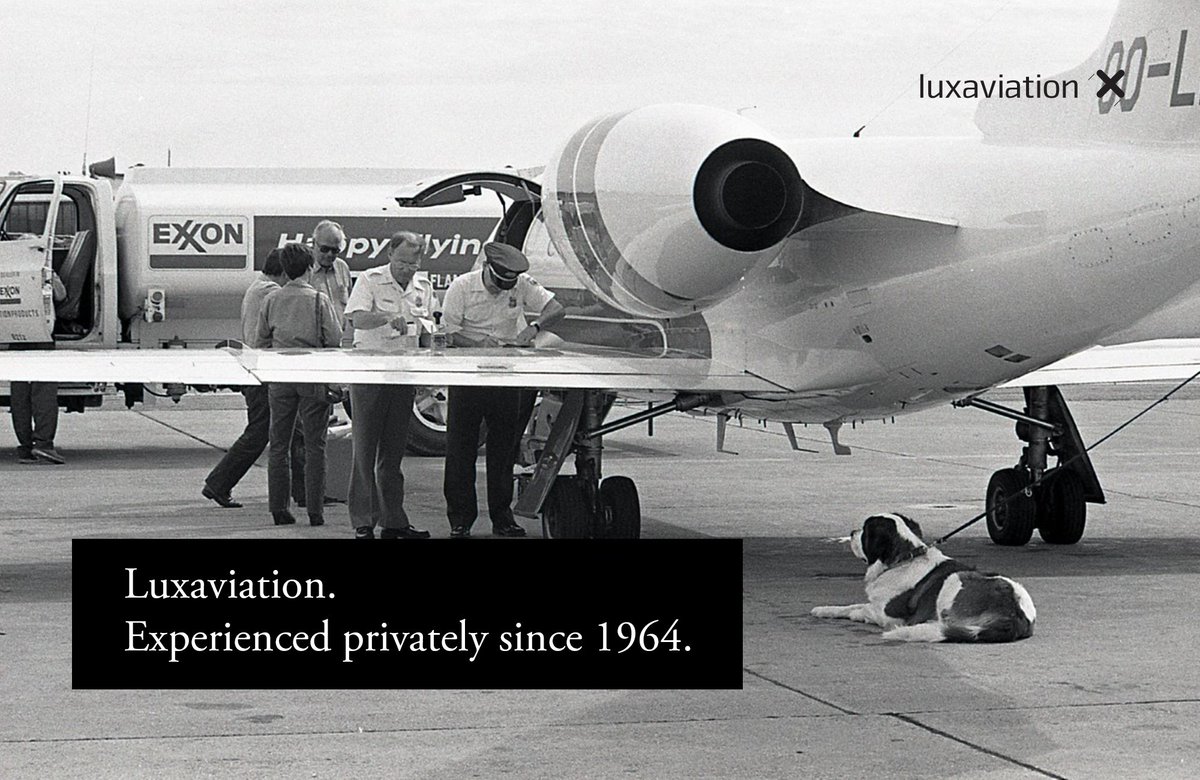 1964, Luxaviation's story begins..