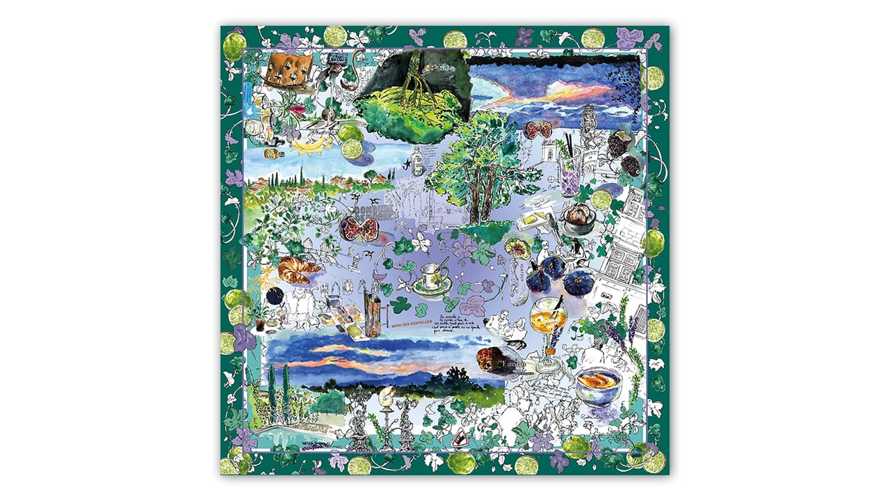 Scarve Carnet de Provence Roseline d'Oreye