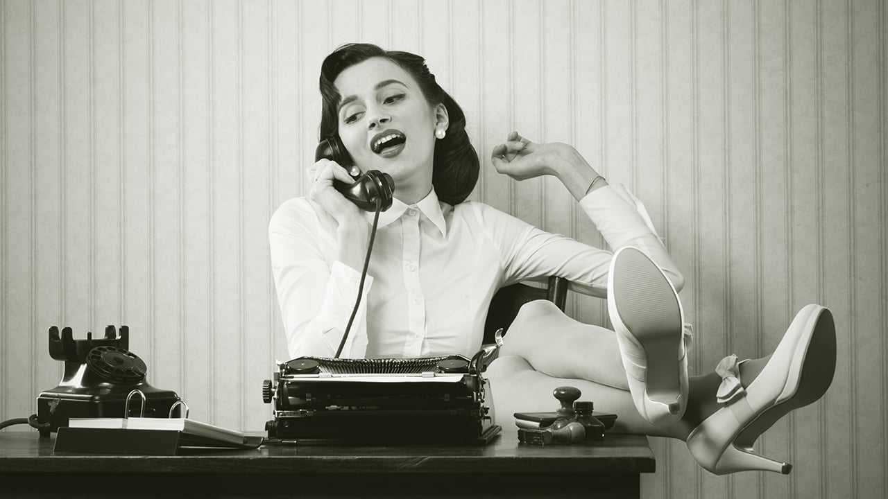 Secretary day, by LB