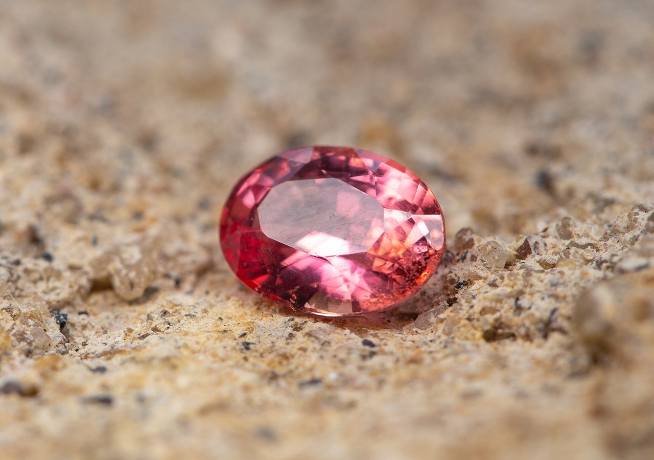 September Blue, LB - Padparadscha Sapphire
