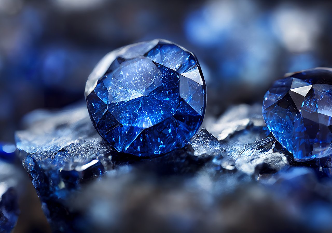 September blue, LB - Indigo Sapphire