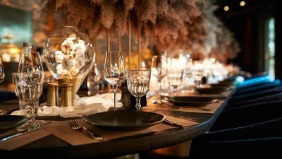 Dining at home...